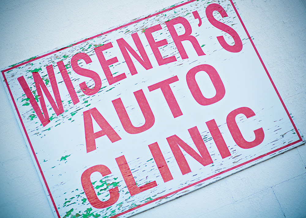 WisenersAuto_OldSign History of Wisener's Auto Clinic
