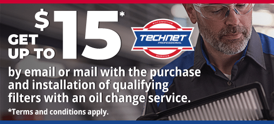 $15 Rebate offer from TechNet - Wisener's Auto Clinic
