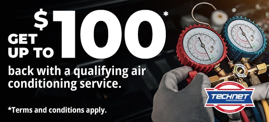 PRO_21951263_TechNet Air Conditioning Consumer Offer (2026)_Website Ads_550x250_US-ENG TechNet Rebate Offer on A/C Service at Wisener's Auto Clinic